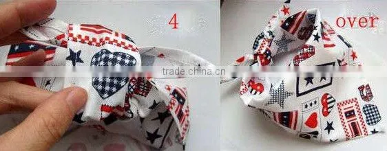 Hot printed cotton triangle bandana