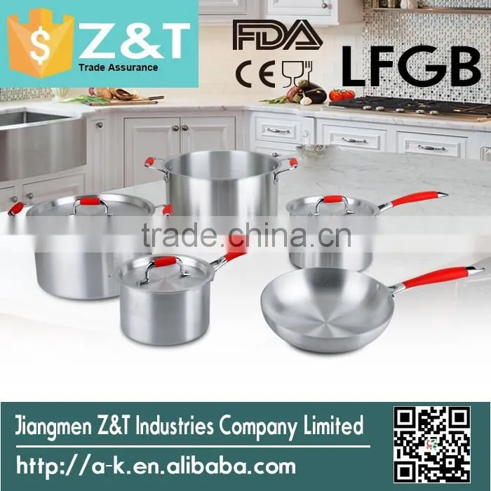 New product sanding aluminum sauce pot and pan set