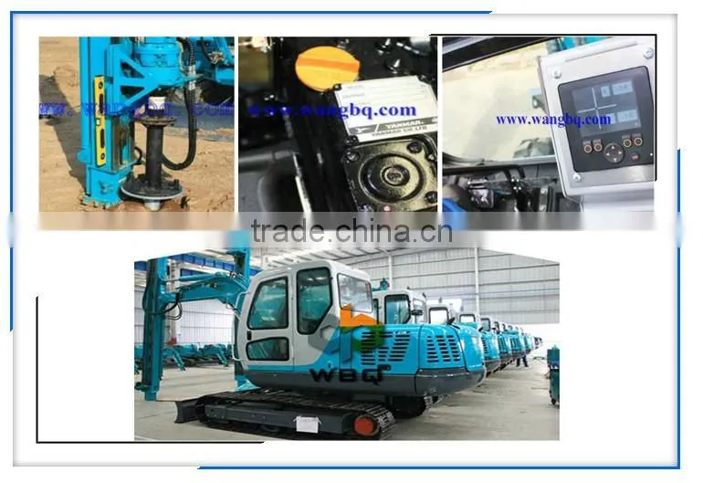 Ground screw pile driver In China factory