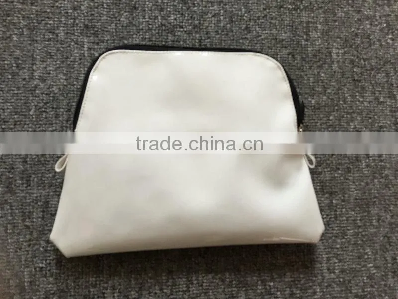 customized LOGO printed recycled PU leather cosmetic bag