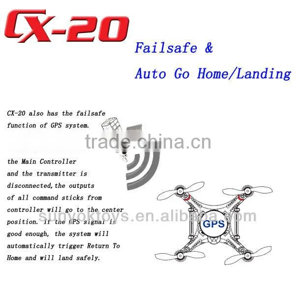 CX20 RC Quadcopter with GPS Altidude Hold System (VS DJI Phantom ), cx-20 auto pathfinder with gps
