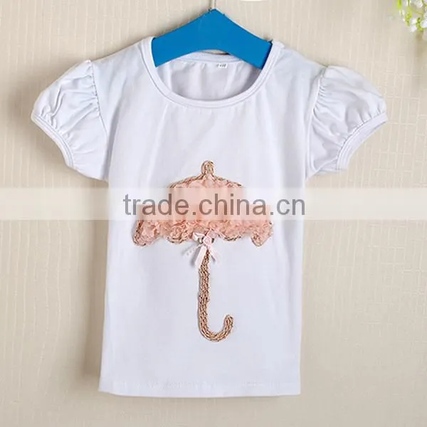 wholesale 100% cotton fashionable soft fabric baby clothing design baby tops
