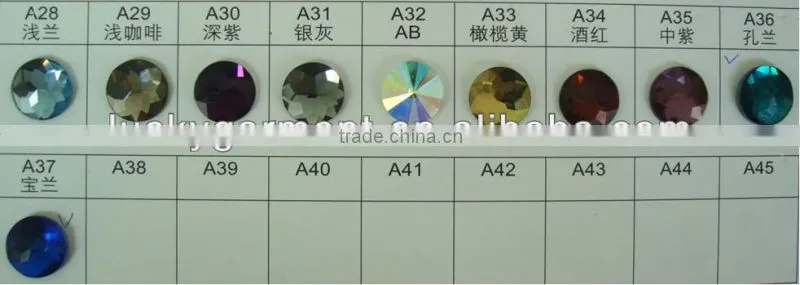 highest quality sew-on crystal beads number 3063# Oval shape blue zircon color for garment
