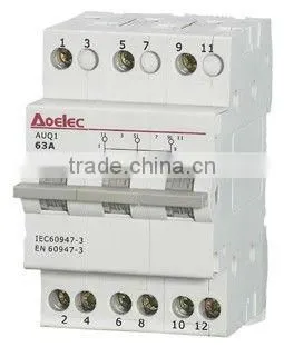 AUQ1 din rail mounting 16A Changeover Switch