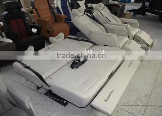 Luxury Rear 3 seater sofa high quality for MPV conversion - JYJX-031 Beige