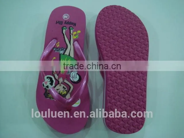 663 LOULUEN Girls Nude Beach Kids Slipper