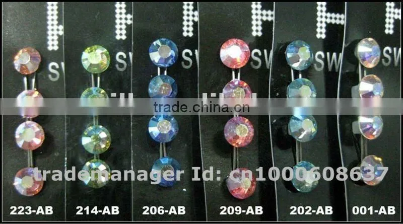 new style hair crystals hair bling crystal diamond hair extensions