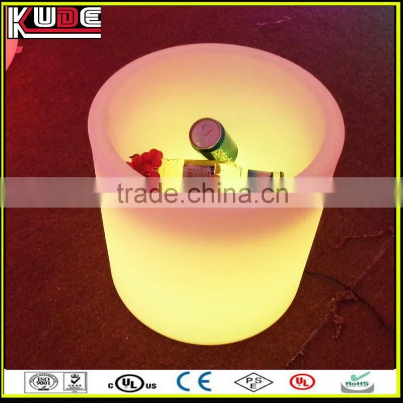 rechargeable battery LED plastic light pots in good price