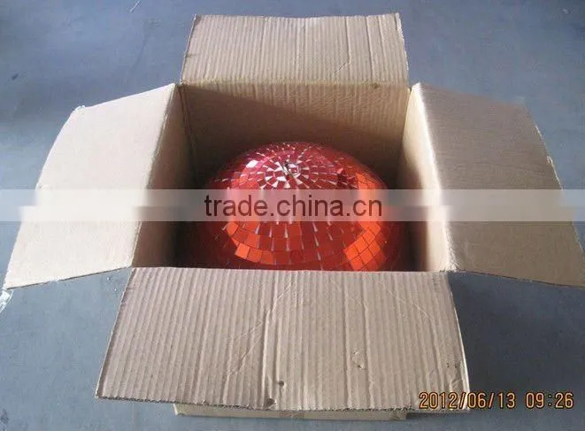 white color glass ball