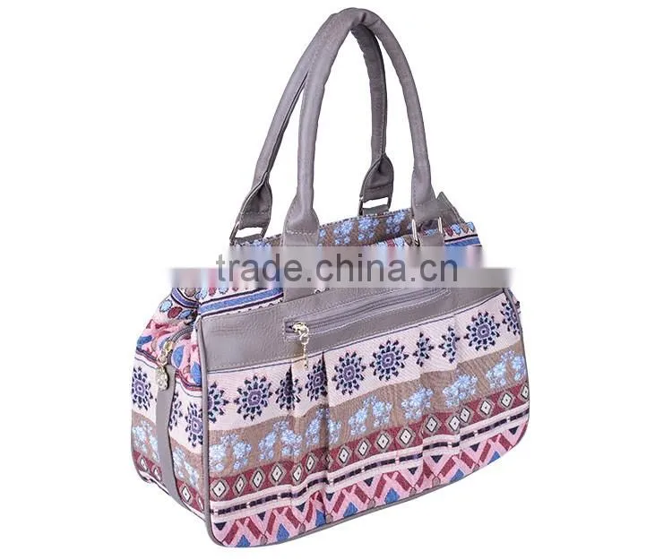 wholesale canvas ladies hand bag made in China