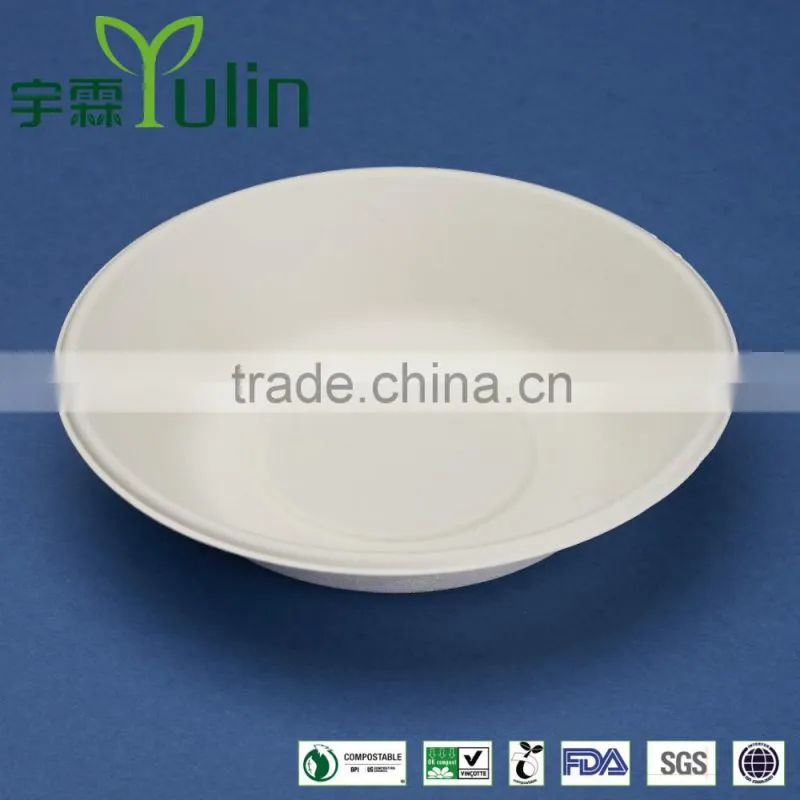 BL-68 680ml/24 oz disposable cheap thermal food serving bagasse bowls