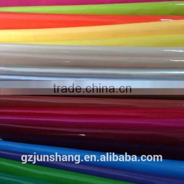 Colorful PU patented leather for shoes upper and handbag usage