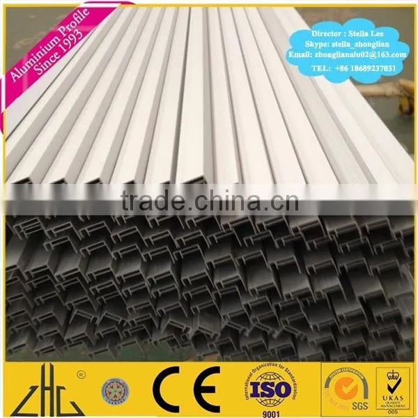 Wow!! 6463 polished chromed extruded aluminium profiles factory , 6063 anodized solar panel frame aluminium profile manufacturer