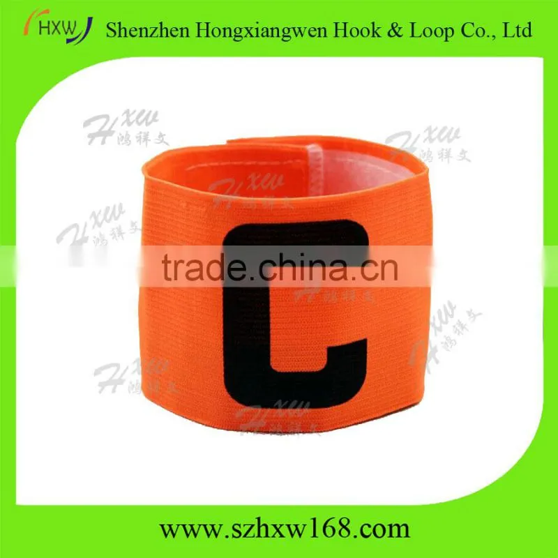 Customized Polyester Hook loop captain armband