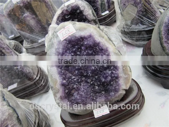Large Natural Amethyst Quartz Crystal Geodes
