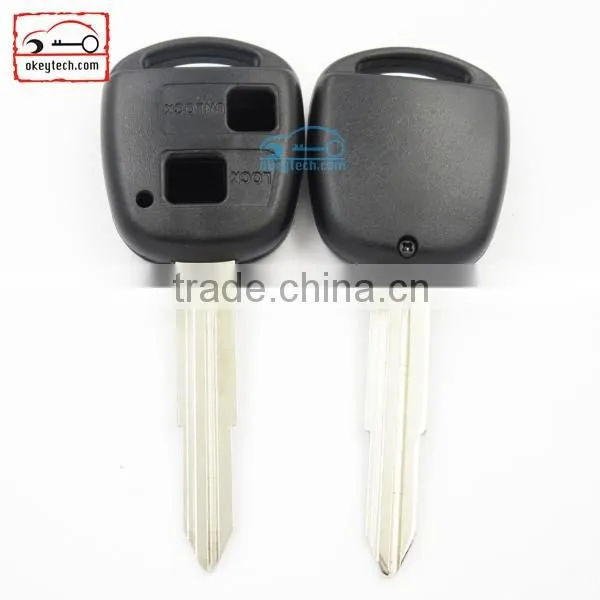 High Quatity Toyota remote key shell 2 button Car Key toyota with toy 41 blank romote key shell