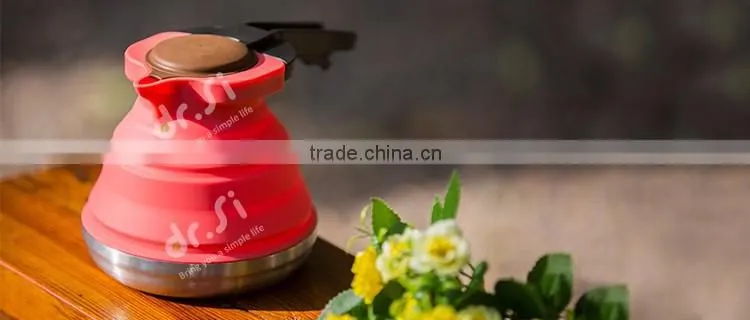 Outdoor Camping Space Saving Foldable Silicone Pot