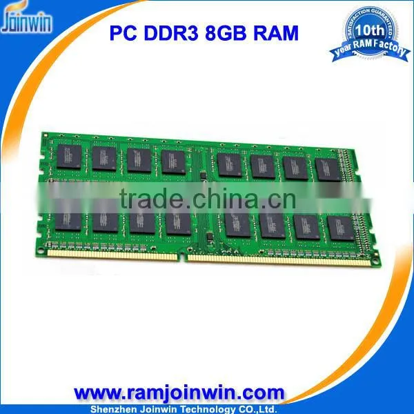 China computer hardware ETT chips 1600mhz non-ecc ram ddr3 8gb