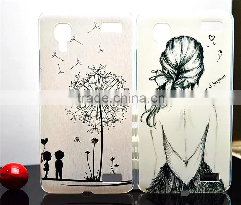 pc/tpu phone case with color Printing style for Vivo X5