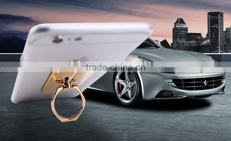 Metal ring holder for mobile phone, luxury bling diamonds metal ring holder phone holder for iPhone