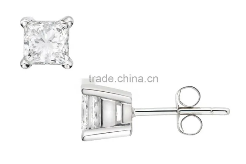 925 silver ear piercing studs one stone sterling silver earrings for men and women