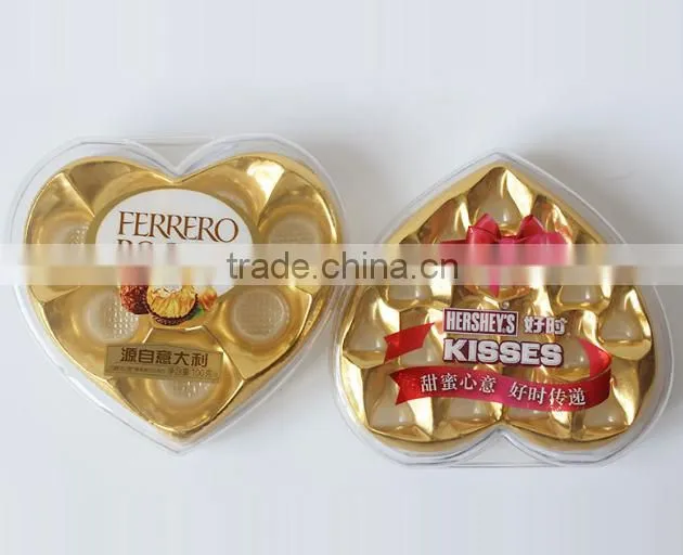 wholesale heart shape plastic box