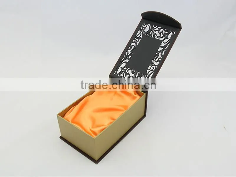 New design unique laser cut magnetic paper gift packaging box