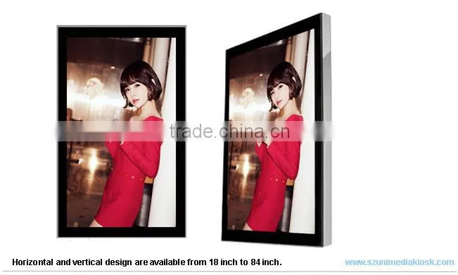 Smart HD wifi shopping mall supermarket wall mounted 42 inch LCD digital signage