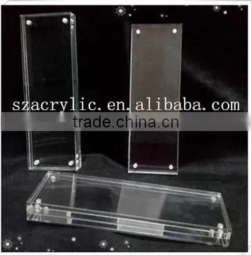 Acrylic magnetic 2x6 frames freestanding