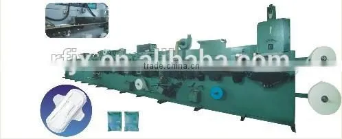 RF-KYB CE certification full-servo lady winge used sanitary napkin machine