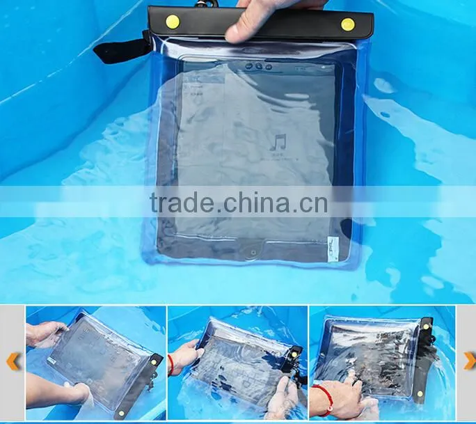 2015 high qulaity personalized PVC waterproof zip lock bag for pad