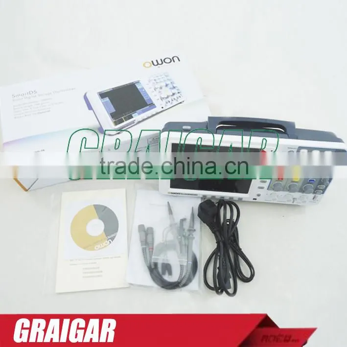OWON SDS8302 digital oscilloscope 2 + 1 channel and 300MHz ,2.5GS/s