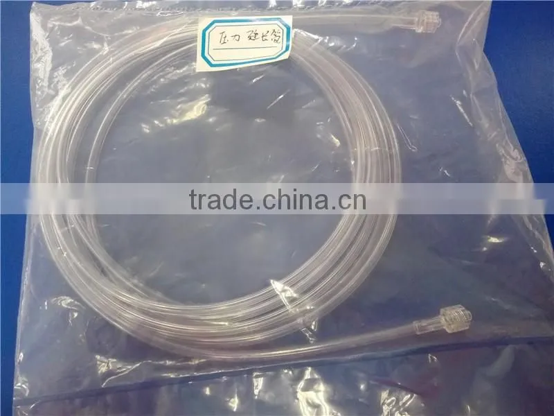 Higher pressure plastic medical extension braid tube