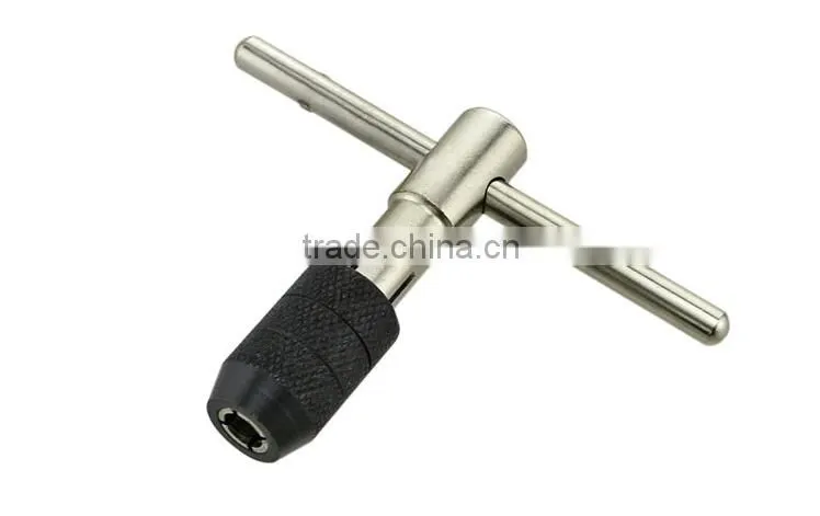 T-Handle Tap Wrench Chuck Type M3-M12 Screw Tap Holder Hand Tools