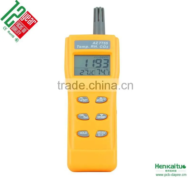 Portable Indoor Air Quality Monitor CO2 Gas Detector