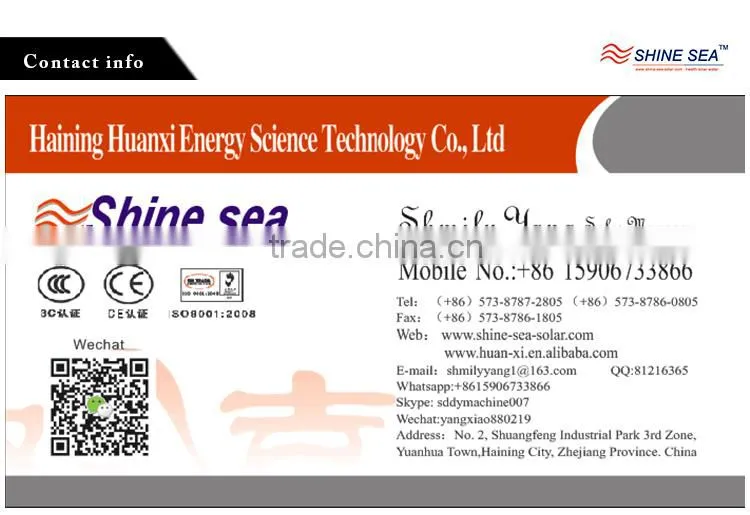 Non Pressure Solar Water Heater Production Line with Non welding type