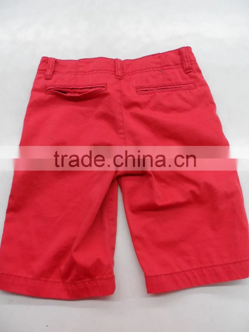Custom 100% cotton canavas latest boys half cool design short pant