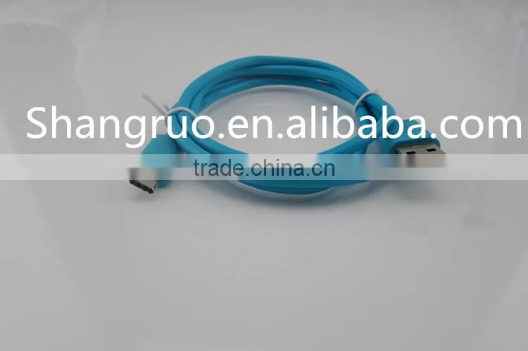 Fast speed colorful USB 3.0 to type C PVC jacket charging cable
