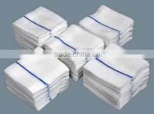 Medical absorbent gauze swabs,white,non sterile,non x-ray,40s.