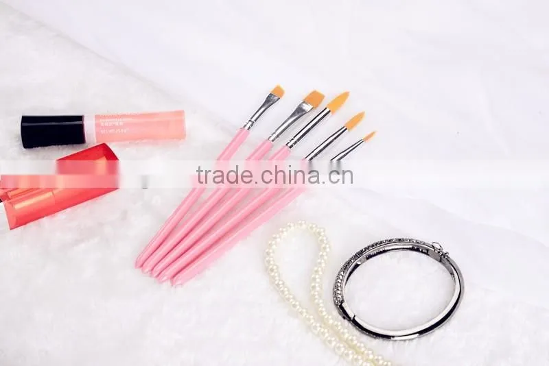 wholesale profession natural bristle artist painting brush,synthetic hair paint brush set