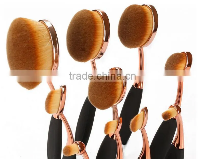 High quality rose gold makeup brush,single brush with box packing
