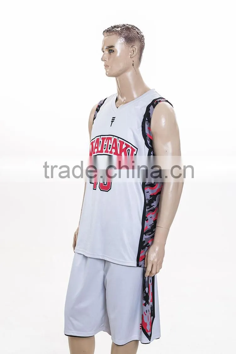 sublimated basketballl set custom basketballl jersey for team design wholesale