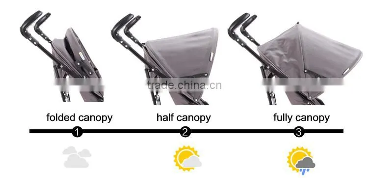 custom pink safety baby stroller with big wheels in good quality