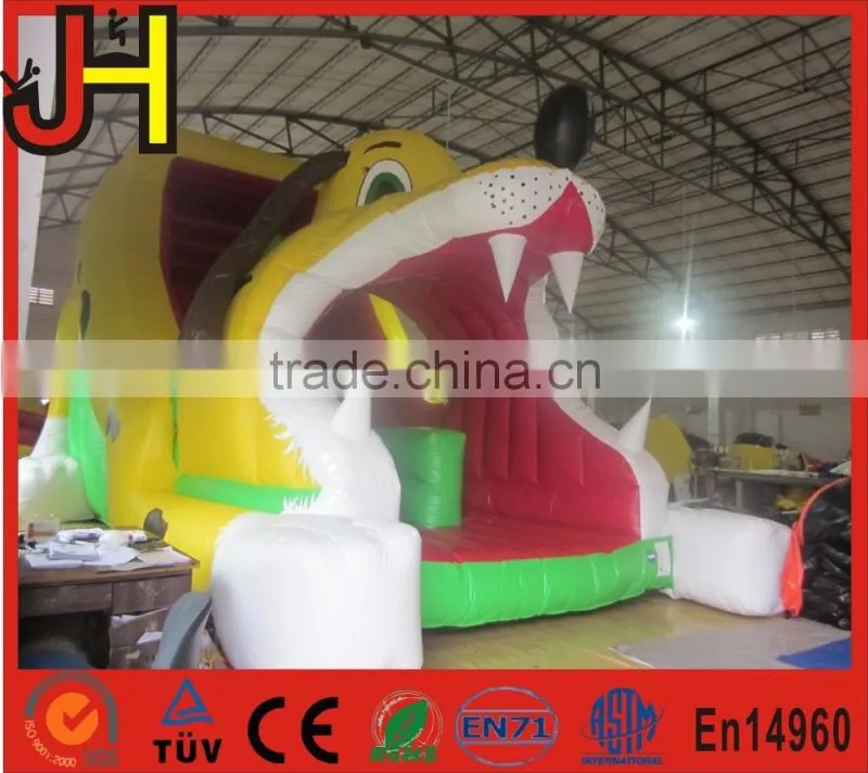 Best price dog theme inflatable slide with best quality