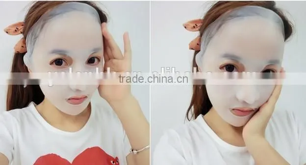 Reusable Ear Hanging Locking Water Essence Silicone Facial Mask face shield