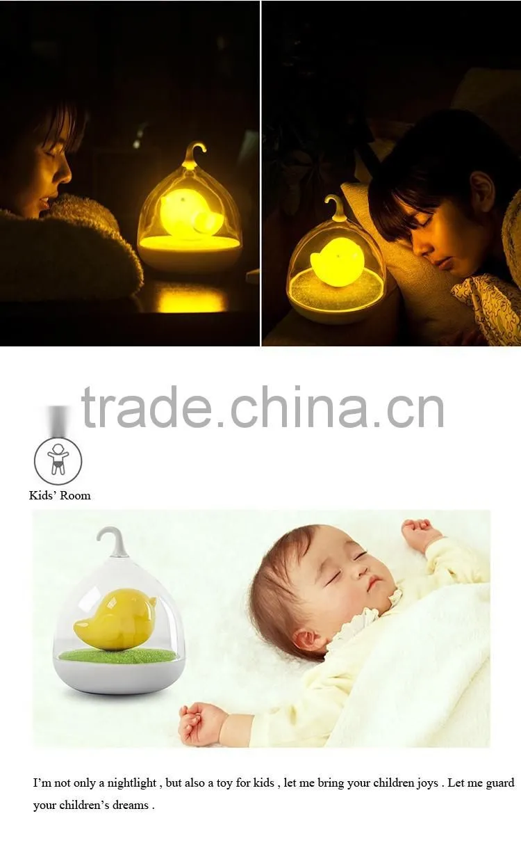 Birdcage Sensor funny touch Lamp LED Night Light with USB