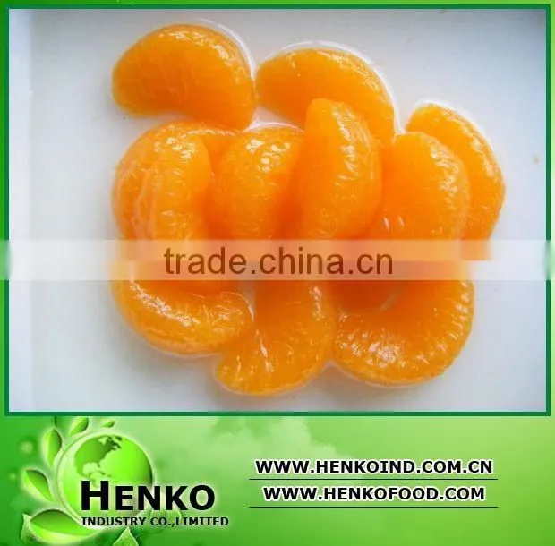 312g canned orange in hot sell