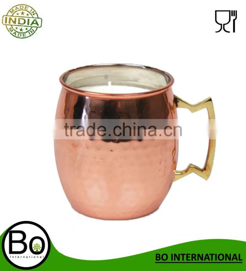 Stainless Steel Copper Moscow Mule Scent Candle