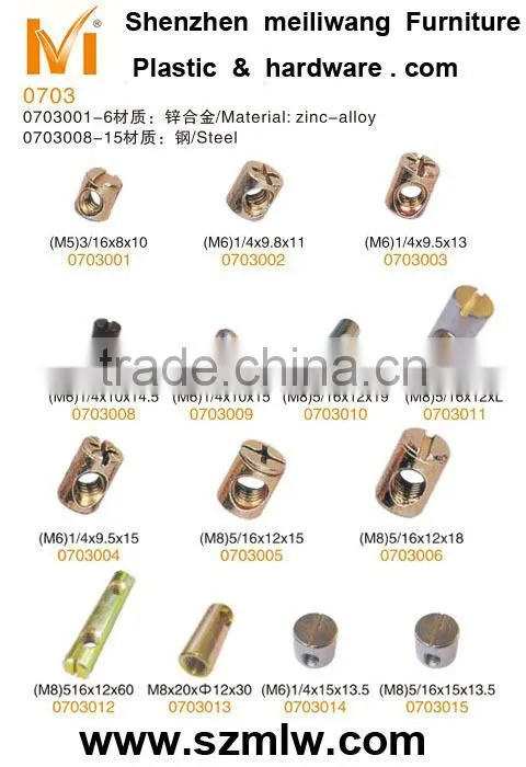 Hot Sell M10 Steel Spreading Dowels Nut