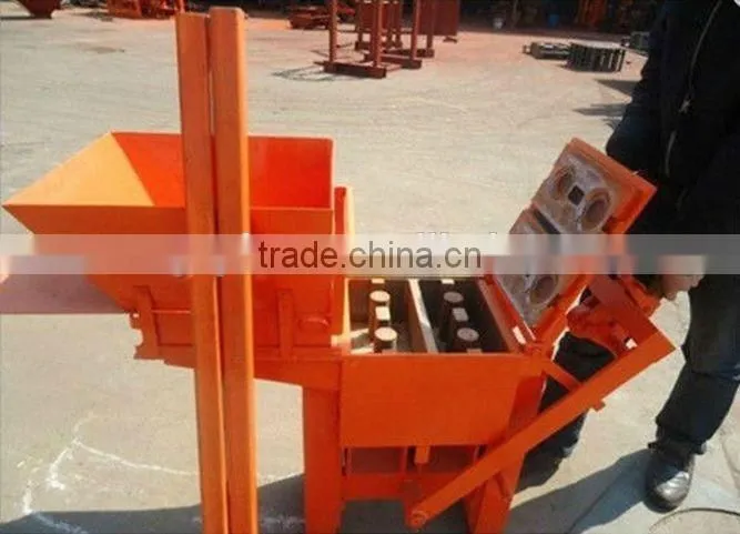 Compress interlocking clay brick making machine